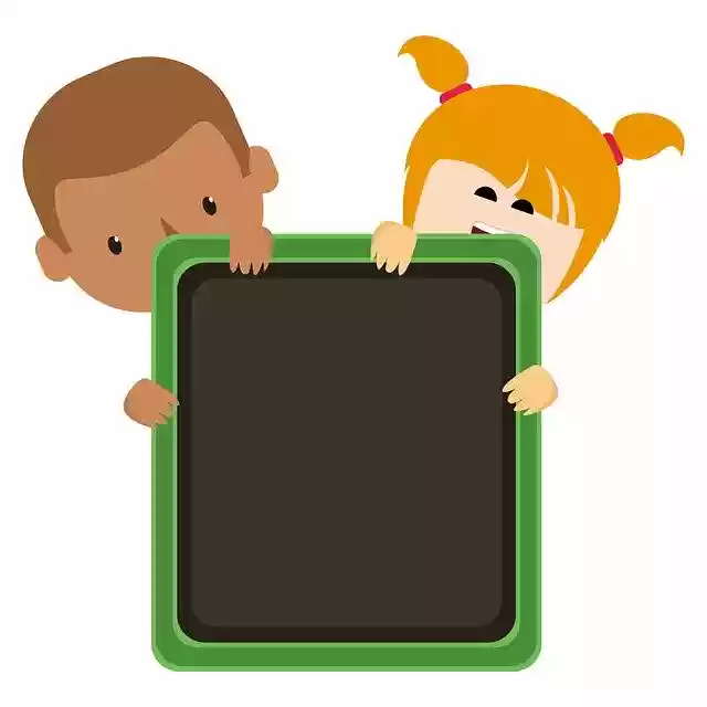 Free download Blackboard Kids Clipart -  free illustration to be edited with GIMP free online image editor