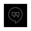 Black Dark Gmail Hangouts Chat Theme  screen for extension Chrome web store in OffiDocs Chromium