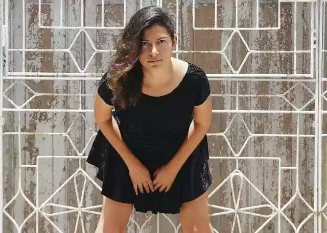 Free download Black Dress Women Hair -  free photo or picture to be edited with GIMP online image editor