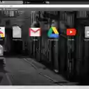 Black Gradient Theme  screen for extension Chrome web store in OffiDocs Chromium