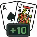 Blackjack Card Counter  screen for extension Chrome web store in OffiDocs Chromium