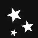 Black Theme White Stars  screen for extension Chrome web store in OffiDocs Chromium