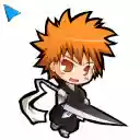 Bleach Anime Custom Cursor  screen for extension Chrome web store in OffiDocs Chromium