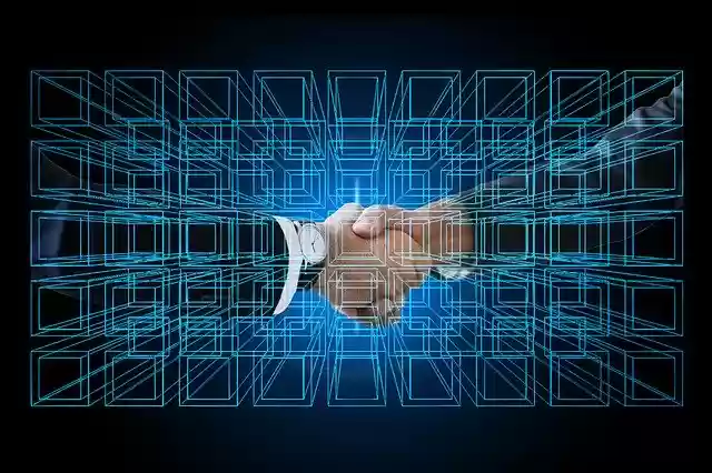 Free download Block Chain Personal Shaking Hands -  free photo or picture to be edited with GIMP online image editor