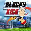 Blocky Kick 2 Game  screen for extension Chrome web store in OffiDocs Chromium