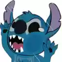 Blue and Black Stitch Theme  screen for extension Chrome web store in OffiDocs Chromium