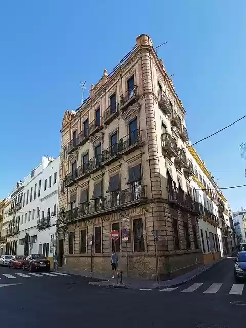 Free download Blue Building Sky -  free photo or picture to be edited with GIMP online image editor