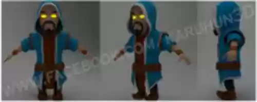 Free download Blueprint Wizard Clash Of Clans By. Karuhun 3 D free photo or picture to be edited with GIMP online image editor