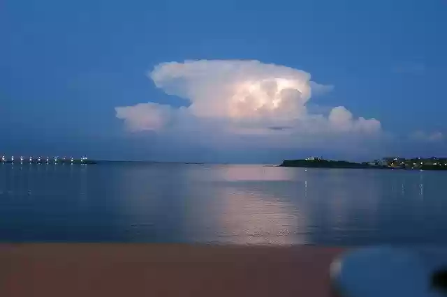 Free download Blue Sea Cloud -  free photo or picture to be edited with GIMP online image editor