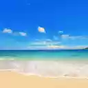 blue sea white sand  screen for extension Chrome web store in OffiDocs Chromium