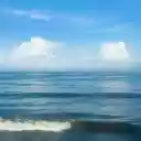 Blue sky and ocean waves  screen for extension Chrome web store in OffiDocs Chromium