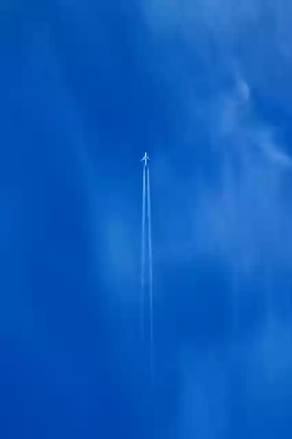 Free download Blue Sky Jet Engine -  free free photo or picture to be edited with GIMP online image editor