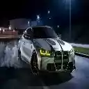 BMW M4 CSI Night Dirft Live Wallpaper  screen for extension Chrome web store in OffiDocs Chromium