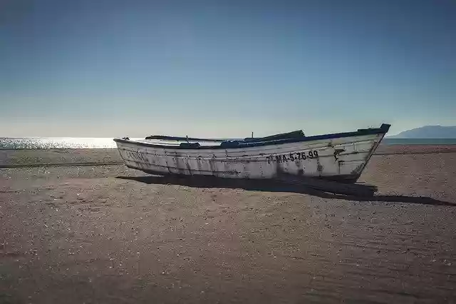 Free download Boat Fisher Beach -  free photo or picture to be edited with GIMP online image editor