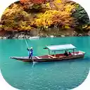 boatman punting boat river  screen for extension Chrome web store in OffiDocs Chromium