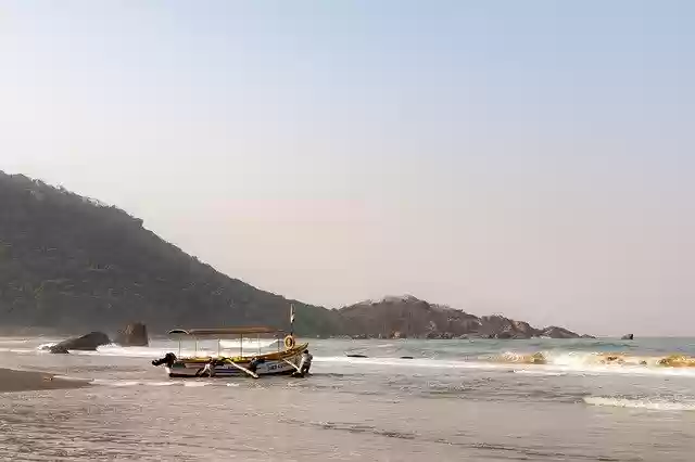Free download Boat Ocean Goa -  free photo or picture to be edited with GIMP online image editor