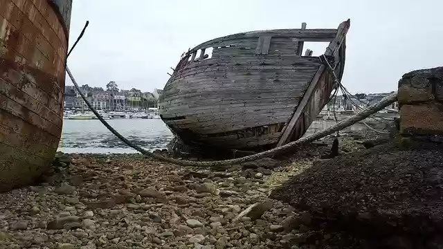 Free download Boat Water Shipwreck -  free free photo or picture to be edited with GIMP online image editor