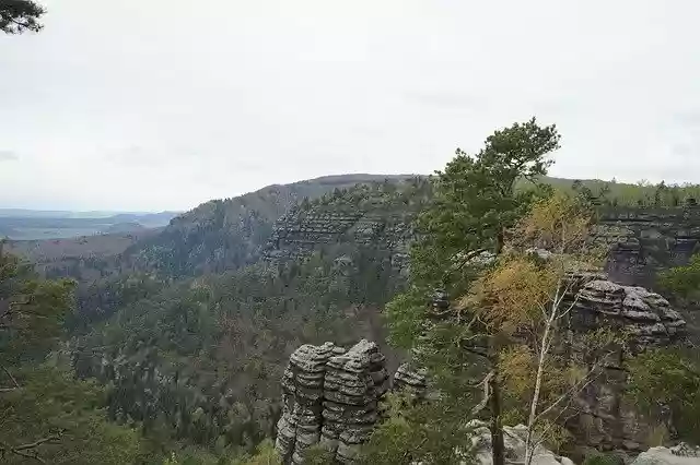 Free download Bohemian Switzerland Cz Rock -  free photo or picture to be edited with GIMP online image editor