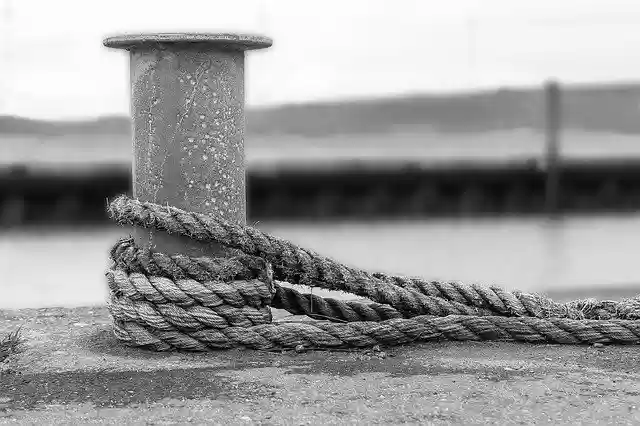 Free download Bollard Port Ship -  free free photo or picture to be edited with GIMP online image editor