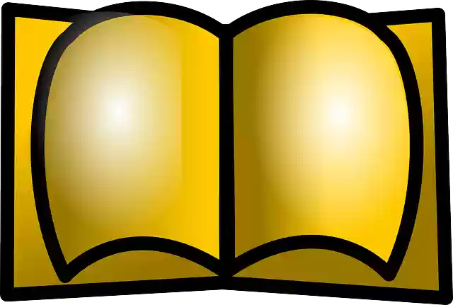 Free download Book Open Gold - Free vector graphic on Pixabay free illustration to be edited with GIMP free online image editor