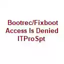 Bootrec/Fixboot Access Is Denied ITProSpt  screen for extension Chrome web store in OffiDocs Chromium