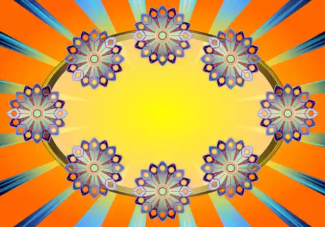 Free download Border Colorful Flowers - Free vector graphic on Pixabay free illustration to be edited with GIMP free online image editor