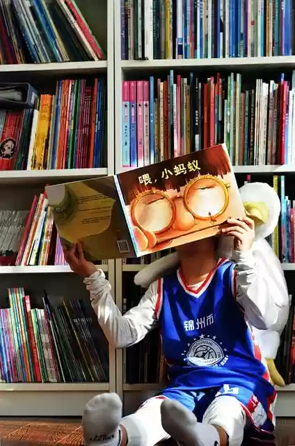 Free download boy child reading book read free picture to be edited with GIMP free online image editor