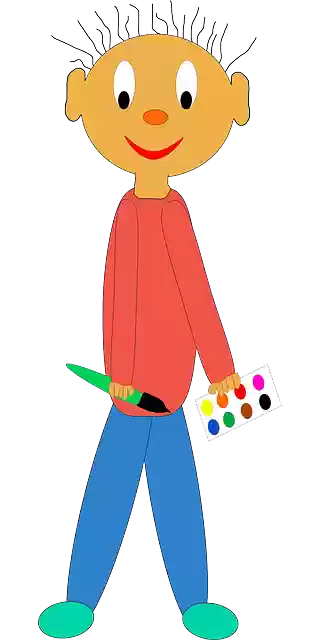 Free download Boy Kid Brush - Free vector graphic on Pixabay free illustration to be edited with GIMP free online image editor