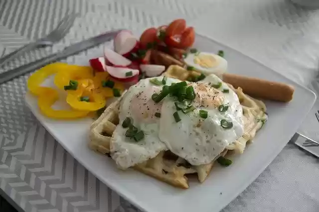 Free download Breakfast Eggs Scrambled -  free photo or picture to be edited with GIMP online image editor