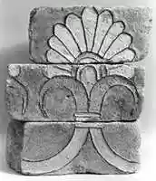 Free download Bricks with a palmette motif free photo or picture to be edited with GIMP online image editor