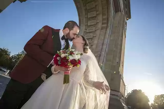 Free download Bride Wedding Couple -  free free photo or picture to be edited with GIMP online image editor