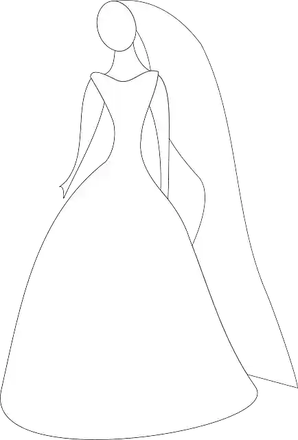Free download Bride Wedding Dress - Free vector graphic on Pixabay free illustration to be edited with GIMP free online image editor