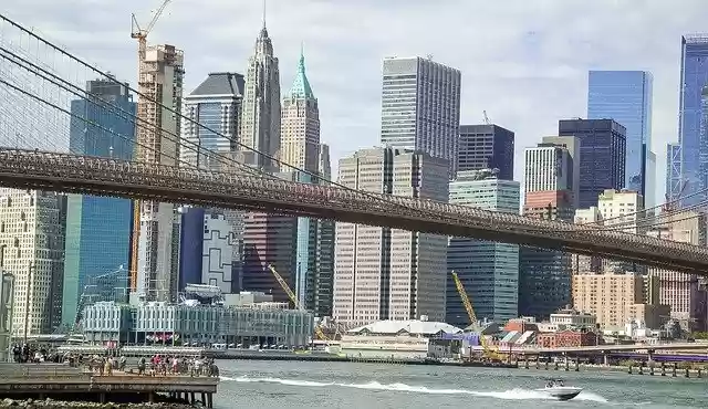 Free download Bridge Skyline Architecture -  free free photo or picture to be edited with GIMP online image editor