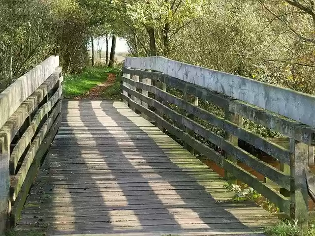 Free download Bridge Teufelsmoor Wood -  free free photo or picture to be edited with GIMP online image editor