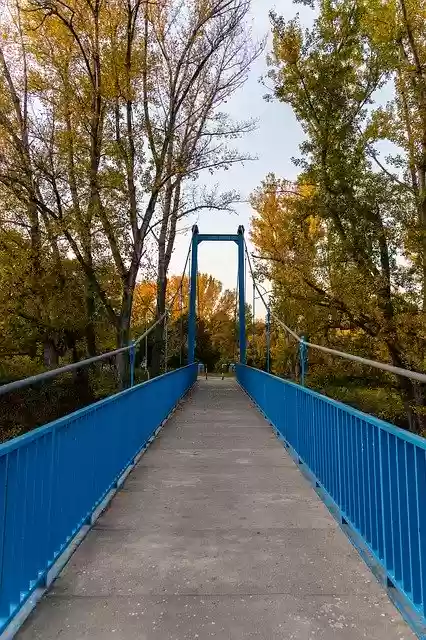 Free download Bridge The Blue -  free photo or picture to be edited with GIMP online image editor