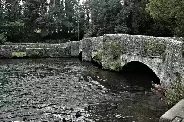 Free download Bridge Water Lake -  free photo or picture to be edited with GIMP online image editor