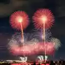 Brilliant fireworks  screen for extension Chrome web store in OffiDocs Chromium