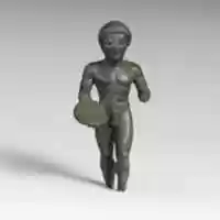 Free download Bronze statuette of a discus thrower free photo or picture to be edited with GIMP online image editor