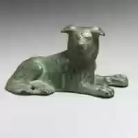 Free download Bronze statuette of a dog free photo or picture to be edited with GIMP online image editor