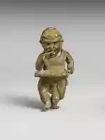 Free download Bronze statuette of a dwarf with silver eyes free photo or picture to be edited with GIMP online image editor