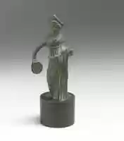 Free download Bronze statuette of a goddess free photo or picture to be edited with GIMP online image editor
