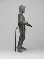 Free download Bronze statuette of a priest free photo or picture to be edited with GIMP online image editor