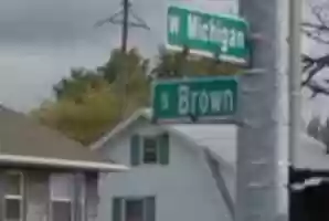 Free download Brown Street Sign free photo or picture to be edited with GIMP online image editor