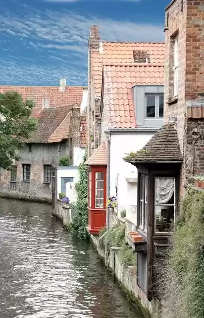Free download Bruges Channel Romantic free photo template to be edited with GIMP online image editor
