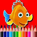 BTS Fish Coloring Book  screen for extension Chrome web store in OffiDocs Chromium