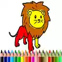 BTS LION COLORING BOOK  screen for extension Chrome web store in OffiDocs Chromium