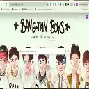 BTS theme  screen for extension Chrome web store in OffiDocs Chromium