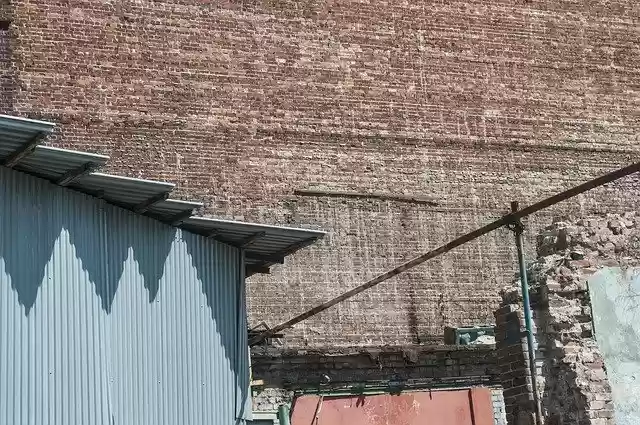 Free download Building Wall Industrial Zone -  free photo or picture to be edited with GIMP online image editor