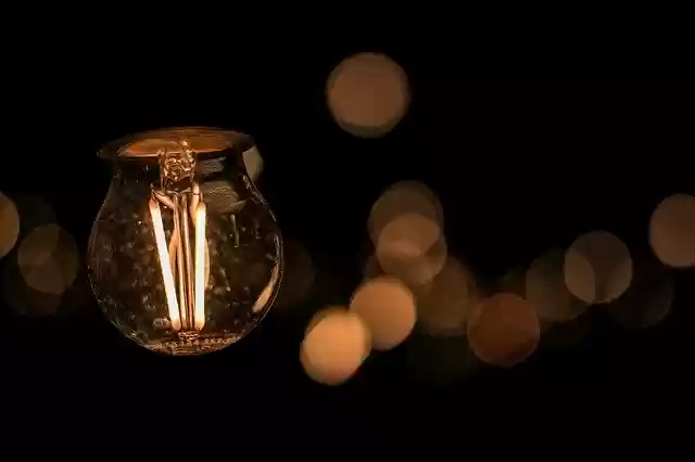 Free download Bulb Night Evening -  free photo or picture to be edited with GIMP online image editor