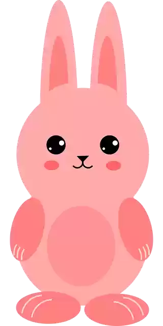 Free download Bunny Pink Rabbit - Free vector graphic on Pixabay free illustration to be edited with GIMP free online image editor